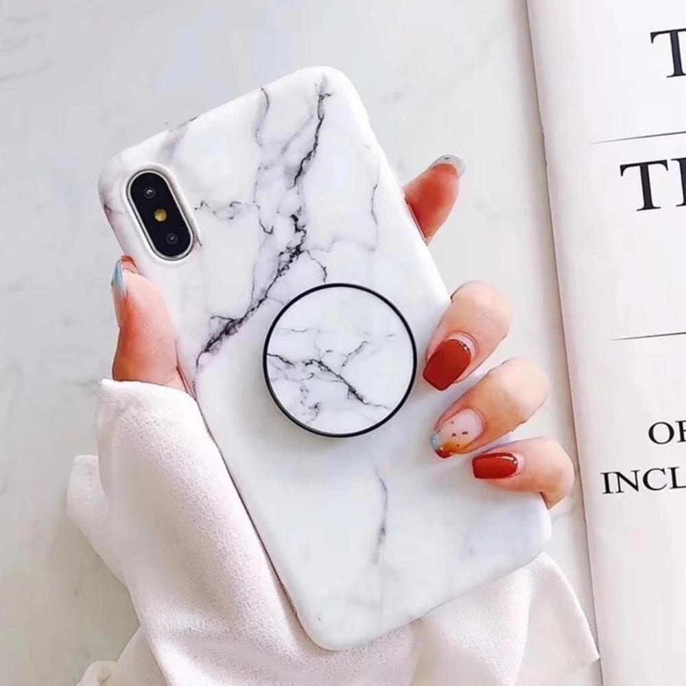 NEW iPhone 6/6S White Marble Case